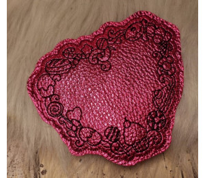 2€ ZUSATZTÜRCHEN 15. Dezember - Stickserie - ITH Untersetzer Sweet Magic Herzen